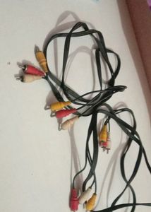 3RCA Audio Video Cable For Tv &amp; Setup Box