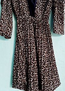 A.line Dress Tiger Print