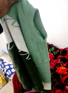 Mint Green Knit Sweater