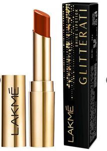 Lakme Glitterati Shine Lipstick- Sand Nude