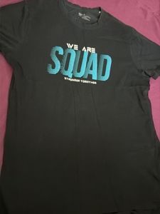Men's Black "WE ARE SQUAD" T-Shirt