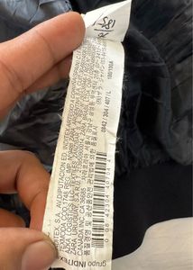 ZARA Men's Navy Blue Hooded Jacket