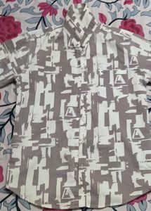 R-Wing Jeans Camo Print Button-Down Shirt