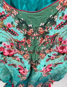 New Pakistani Style Green Suit With Duppata&amp;pant