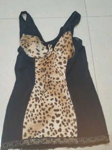 Cheetah Print Camisole Slip
