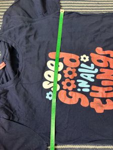 Navy Blue Graphic T-Shirt