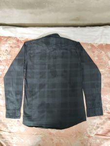 Men's Black Checkered Shirt