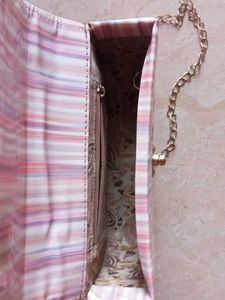 Striped Crossbody Bag