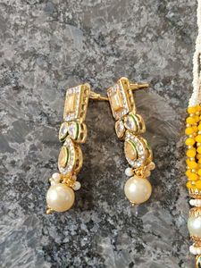 Stunning Kundan &amp; Pearl Necklace Set