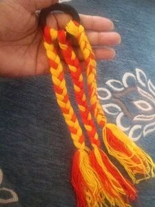 Handmade Braided Hair Ties 3 liyar