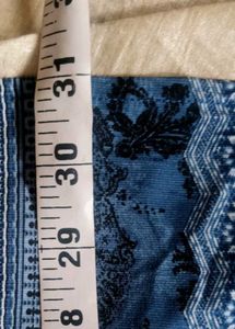 Blue Printed Ethnic Kurta