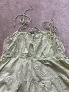 H&amp;m lime green top