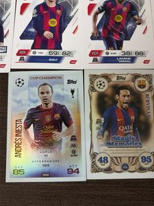 FC Barcelona Topps Match Attax Cards Set