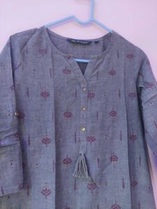 Blue Printed Kurta(S)