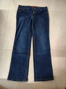 Blue Denim Bootcut Jeans