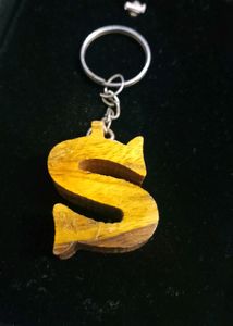 S Letter Key Chain