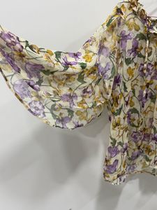 Chiffon Floral Print Top(Unused) Branded
