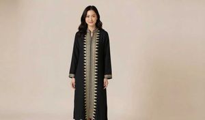 Warm Winter Black Embroidered Kurta