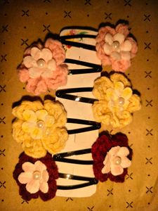 Cute Flower Hair Ties