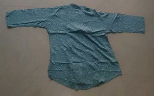 Blue Printed Top