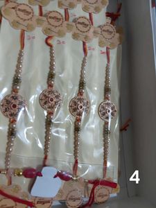 Designer Rakhi Bracelet  any 3 with tilak