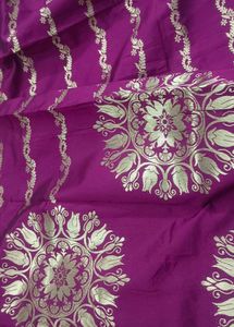 Elegant Purple Banarasi Saree