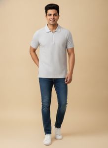 Stylish Short Sleeve Polo Shirt