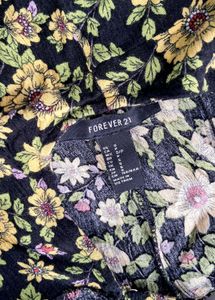 Forever 21 Floral Slit Dress