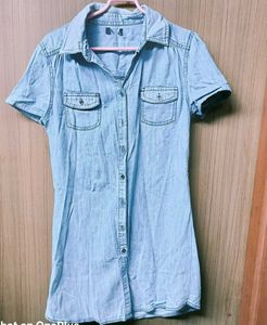 Denim Shirt Dress