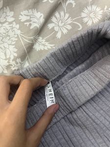 Shein Knit Flared Trousers