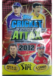 Topps Cricket Attax Trading Card Pack 2012