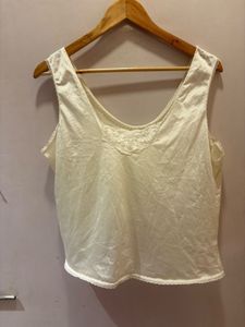Vintage Lace Trim Slip Camisole