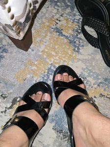 BLACK HEELS, 3 INCHES PUMP HEEL