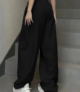 Black Wide Leg Los Angeles Sweatpants