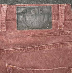 Jack &amp; Jones Core Workwear Faded Burgundy Denim