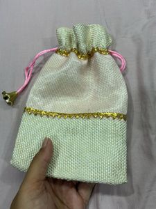 Elegant Drawstring Pouch Bag