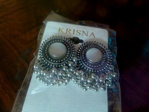 Oxidised earring..
