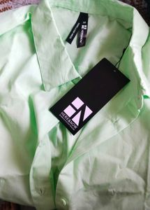 Light Green Collared Shirt