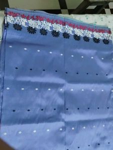 Saree with ready blouse fully new