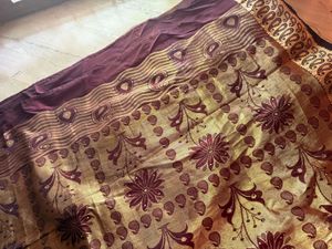 Elegant Paisley and Bird Print Saree