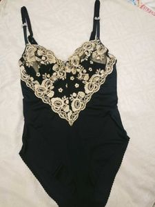 Black Lace Teddy Bodysuit