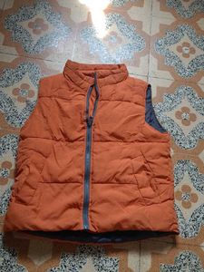 Orange Puffer Vest