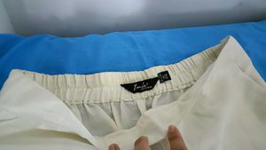 Beige Casual Pants