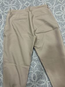 Chic Beige Straight Leg Pants