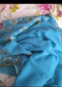 Party wear embellished saree