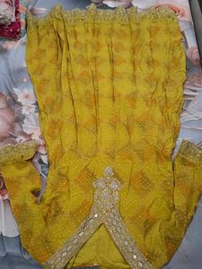 Vibrant Yellow Embroidered Kurta