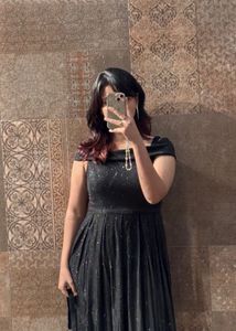 Sparkly Black Evening Gown