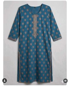 Beautiful Teal Dupatta with Golden Print