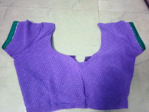 Saree With Stitched Blouse