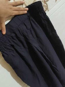 Comfortable Navy Palazzo Pants